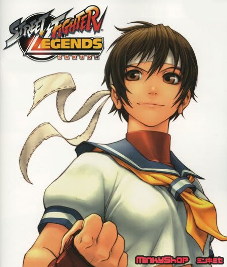 Street Fighter Sakura Cosplay Japanese School Uniform