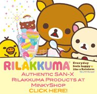 See our range of official Rilakkuma products! https://minkyshop.com/catalogsearch/result/?q=rilakkuma