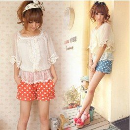 Cawaii Polka Dot Shorts