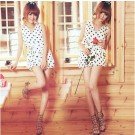 Sweet Heart V Neck Romper