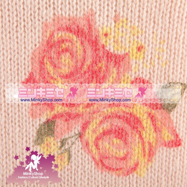 Creamy Rose Knit Jumper