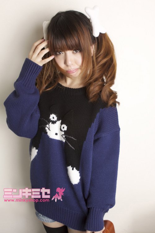 Cute Kitty Knit Sweater Jumper