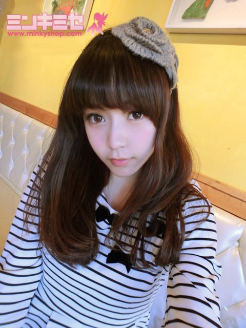 Cute Striped Bowknot Dress