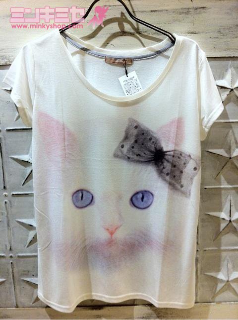 Dazzlin Candy Cat Tee Top