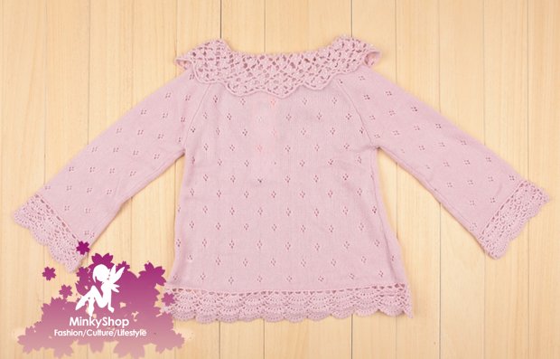 Elegant Pearl Crochet Sweater