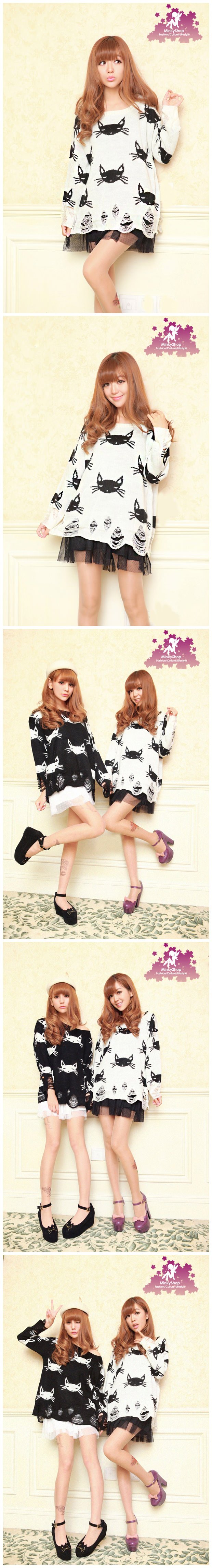 Kitty Face Lennon Sweater