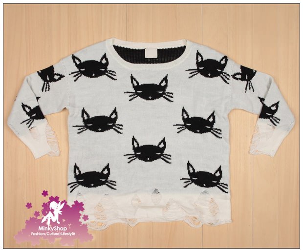Kitty Face Lennon Sweater