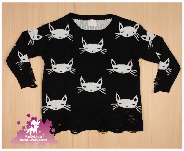 Kitty Face Lennon Sweater