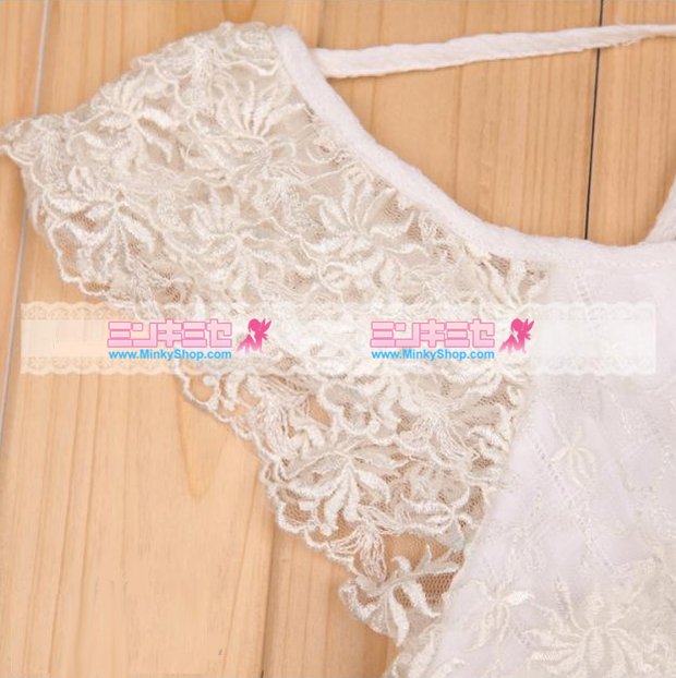 Fresh Snowflake Lace Dress