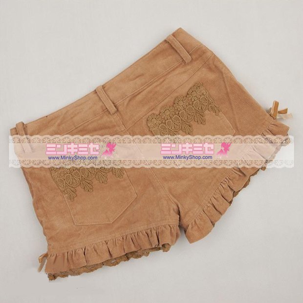 Sweet Gyaru Lace Hem Shorts