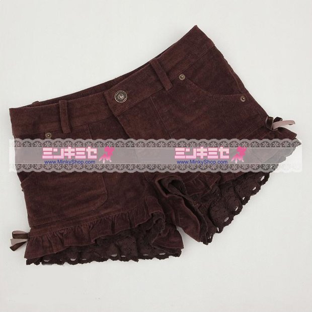 Sweet Gyaru Lace Hem Shorts