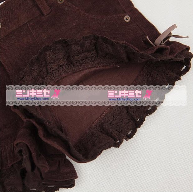 Sweet Gyaru Lace Hem Shorts