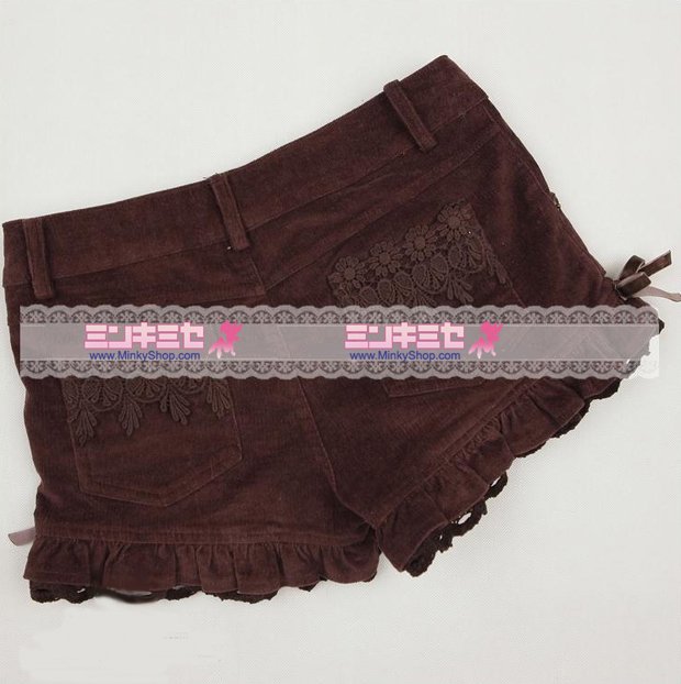 Sweet Gyaru Lace Hem Shorts