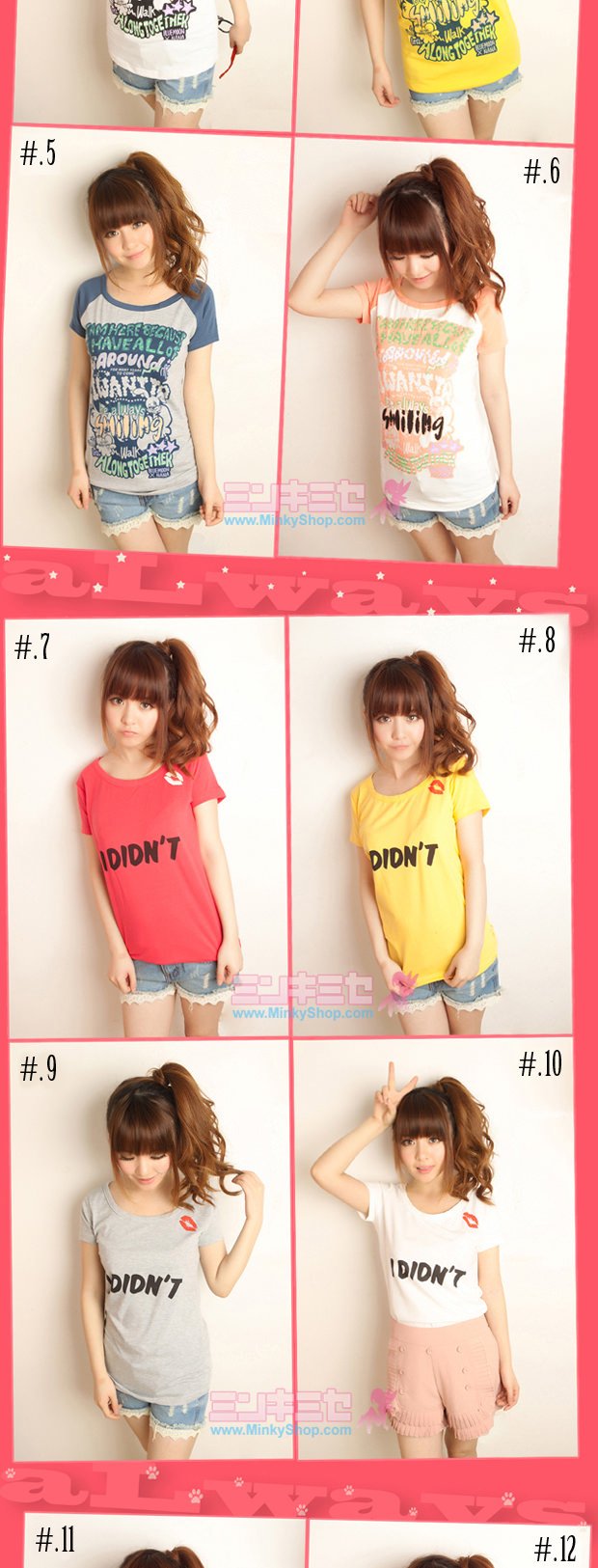 Harajuku Summer T-Shirt Top