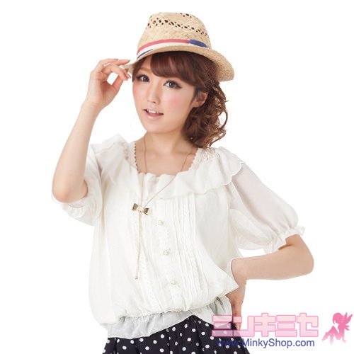 INGNI Petal Collar Blouse