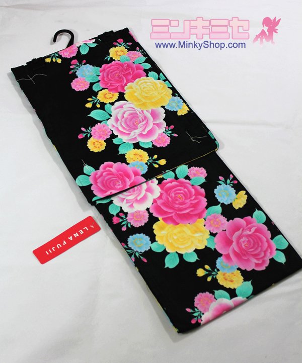 LENA FUJII Cherry Blossom Yukata Set