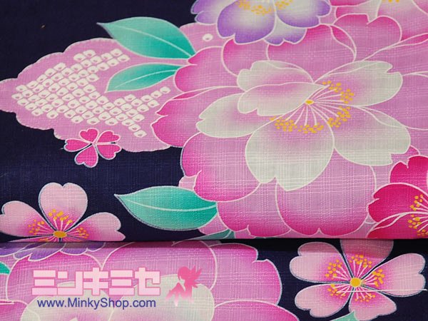 (LENA FUJII) Cherry Blossom Yukata Set