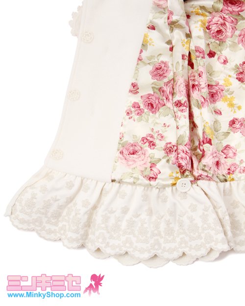 Liz Lisa Poncho Style Scallop Coat 