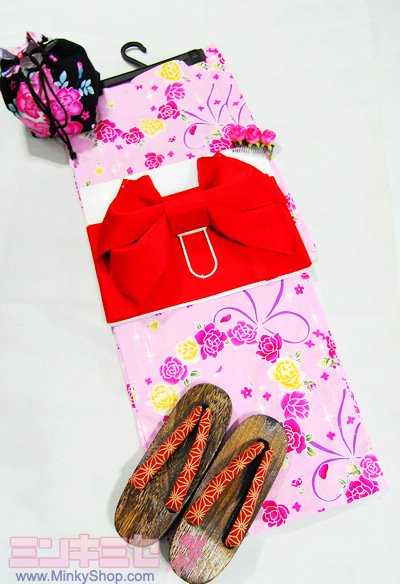 Rose Wreath Yukata Set