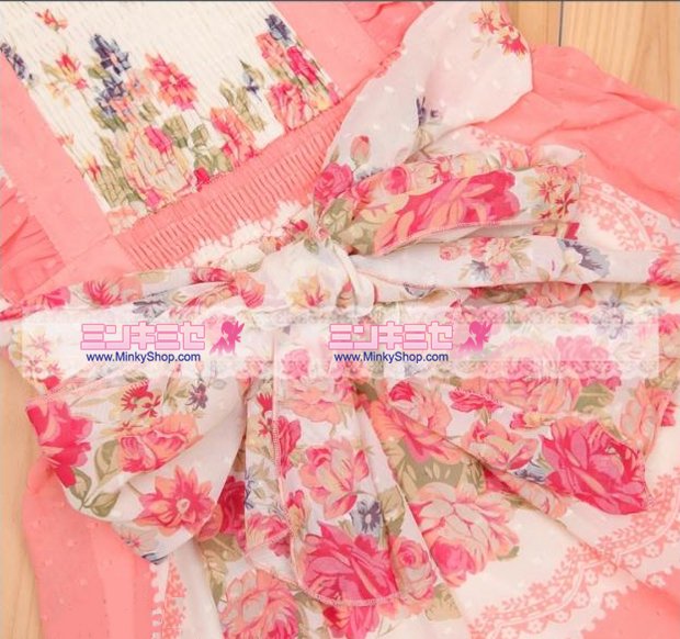 Sweet Floral Maid Dress