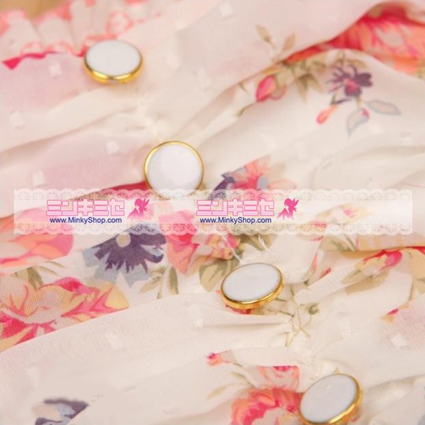 Sweet Floral Maid Dress