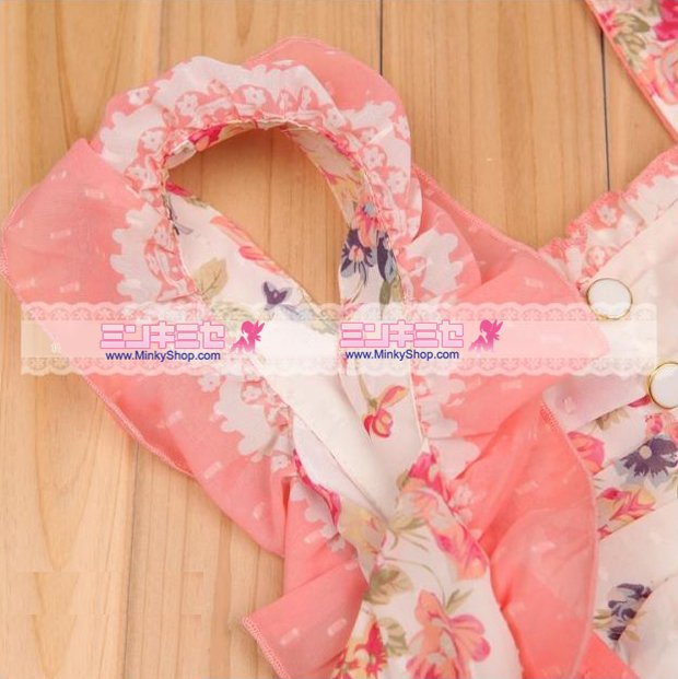 Sweet Floral Maid Dress