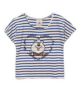 W♥C Kumatan Border T-Shirt