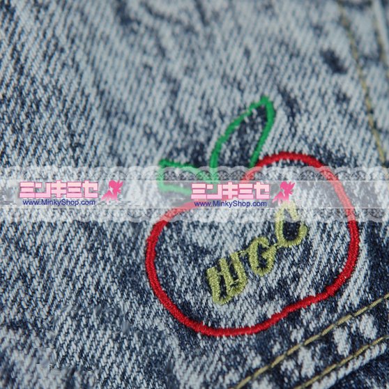 W♥C Studded Stonewash Jeans