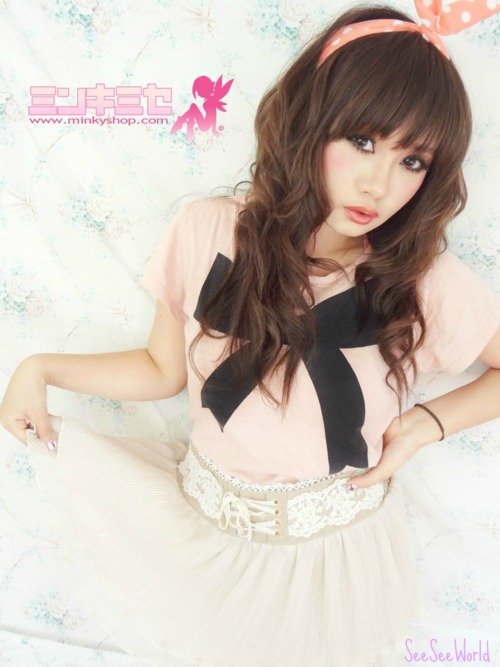 Vintage Chiffon Pleated Mini Skirt