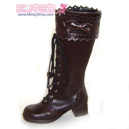 Baby Style Sweet Lolita Heart Decoration Boots