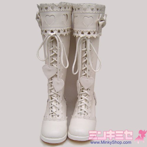 Baby Style Sweet Lolita Heart Decoration Boots
