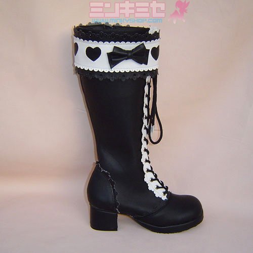 Baby Style Sweet Lolita Heart Decoration Boots