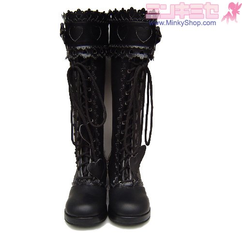 Baby Style Sweet Lolita Heart Decoration Boots