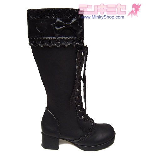 Baby Style Sweet Lolita Heart Decoration Boots