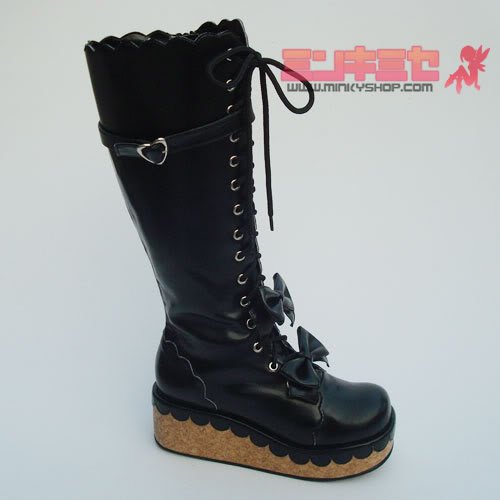 gothic lolita platform boots