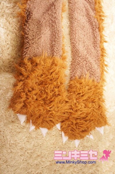 Candy Stripper Monster Hoodie Scarf