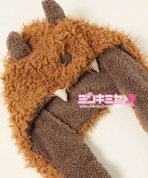 Candy Stripper Monster Hoodie Scarf