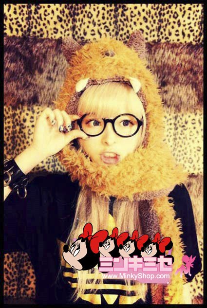 Candy Stripper Monster Hoodie Scarf