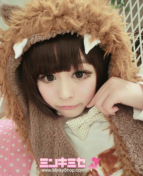 Candy Stripper Monster Hoodie Scarf