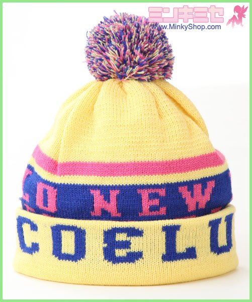 COCOLULU Hello Knit Beanie Hat